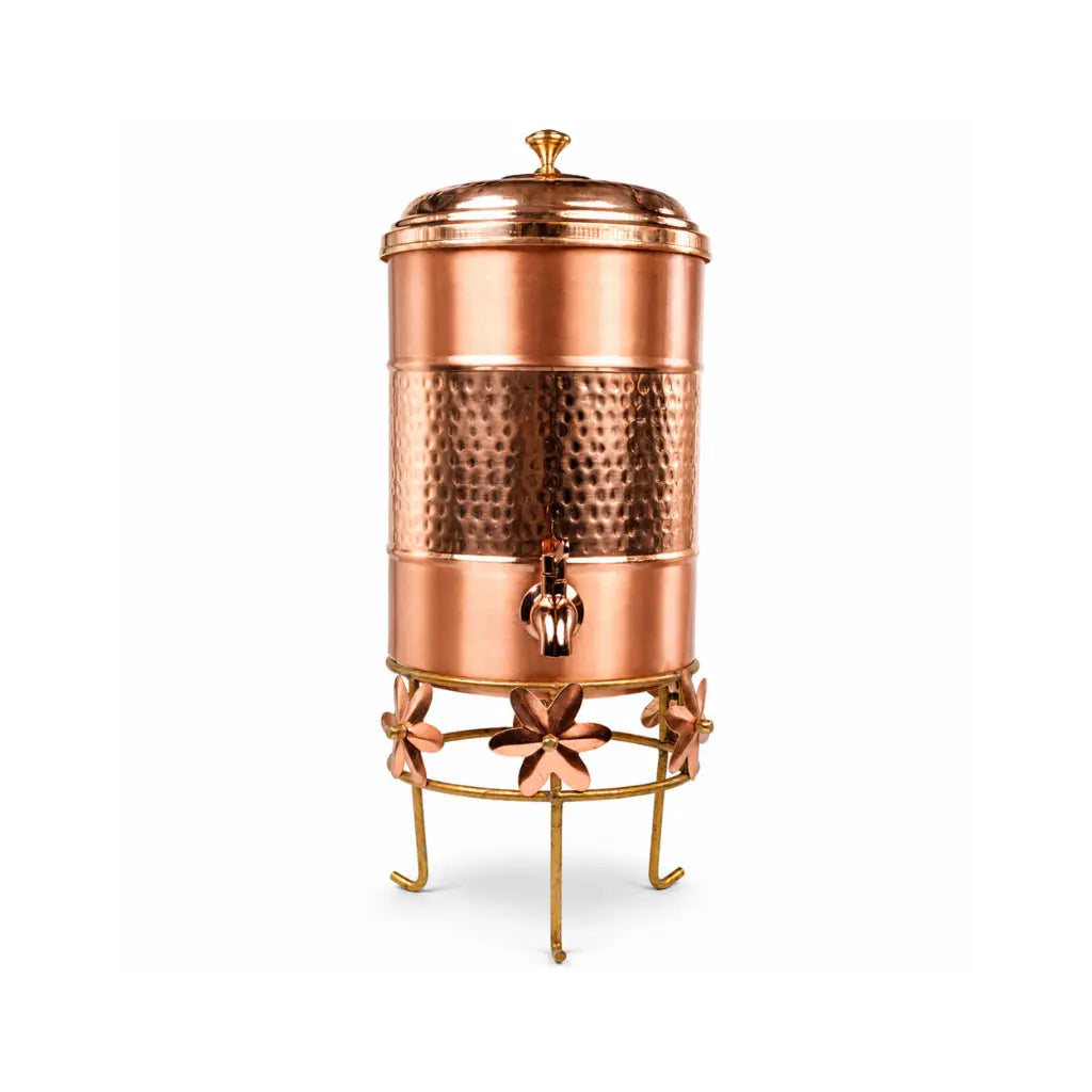 Semi-Hammered Copper Water Dispenser
